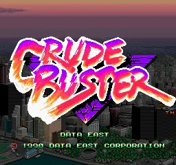 Crude Buster (World FX version) 封面