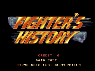 Fighter's History (World ver 43-09, DE-0395-1 PCB) 封面