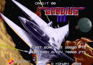 Gradius III (World, program code R) 封面
