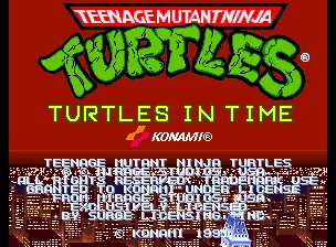Teenage Mutant Ninja Turtles - Turtles in Time (4 Players ver UAA) 封面
